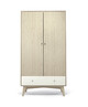 Coxley - Natural White 2 Piece Cotbed Set with Wardrobe image number 3